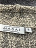 Masai 100% Cotton Tweed Tan Ivory Cardigan Size S - photo 7