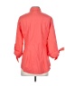 Finley Orange 3/4 Sleeve Button-Down Shirt Size S - photo 2