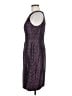 Muse Graphic Purple Cocktail Dress Size 8 - photo 5