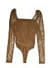 And Now This 100% Polyester Brown Bodysuit Size XS - photo 1