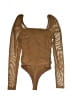 And Now This 100% Polyester Brown Bodysuit Size XS - photo 2