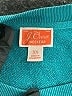 Weekend 100% Cotton Teal Sweatshirt Size XS - photo 6