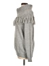 Crazy Train Gray Turtleneck Sweater Size L - photo 5