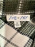 She + Sky 100% Polyester Plaid Green Fleece Size M - photo 6