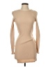 Superdown Solid Tan Cocktail Dress Size S - photo 1