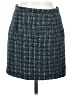 Kenar Tweed Blue Formal Skirt Size 2 - photo 1