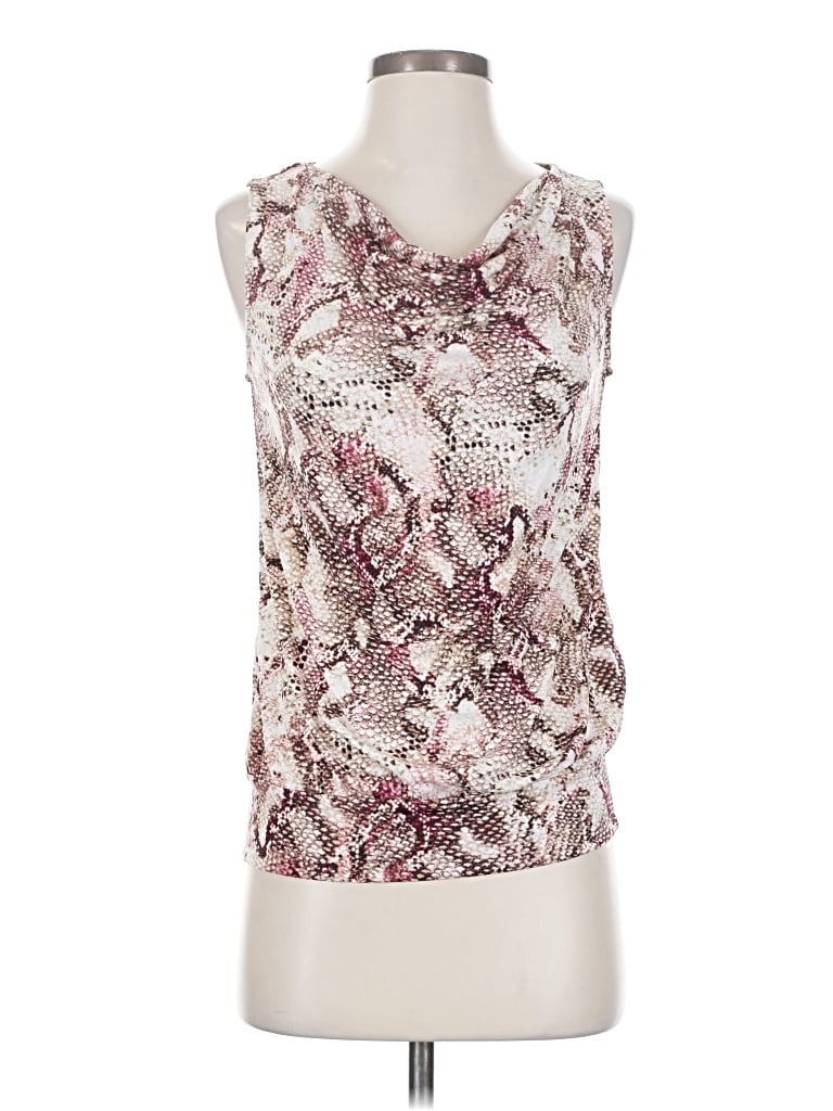 White House Black Market Sleeveless Blouse In Pink