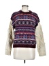 Zara Tweed Purple Pullover Sweater Size M - photo 1
