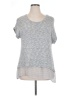 Olivia Moon Gray Short Sleeve Top Size XL - photo 1