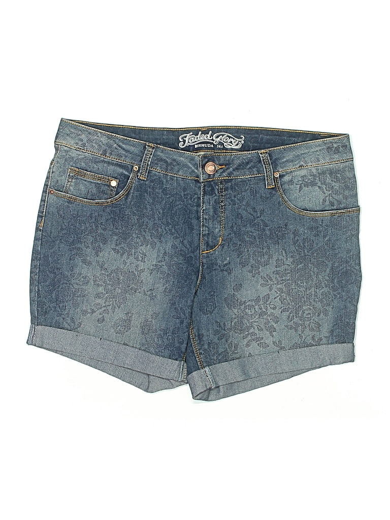 Pre-owned Faded Glory Denim Shorts In Blue