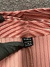 Shein 100% Polyester Stripes Burgundy Blazer Size 6 - photo 6