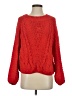 Jun & Ivy 100% Polyester Red Pullover Sweater Size S - photo 1