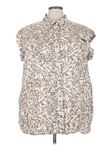 CALVIN KLEIN JEANS Sleeveless Button-Down Shirt (view 1)