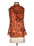 Anna Sui Orange Sleeveless Blouse Size S - photo 1