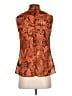Anna Sui Orange Sleeveless Blouse Size S - photo 2