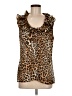 Chaus Brown Sleeveless Blouse Size 8 - photo 1