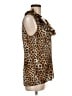 Chaus Brown Sleeveless Blouse Size 8 - photo 4