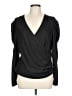 Allison Joy Black Long Sleeve Blouse Size L - photo 1