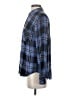Rails 100% Rayon Plaid Blue Long Sleeve Blouse Size S - photo 5