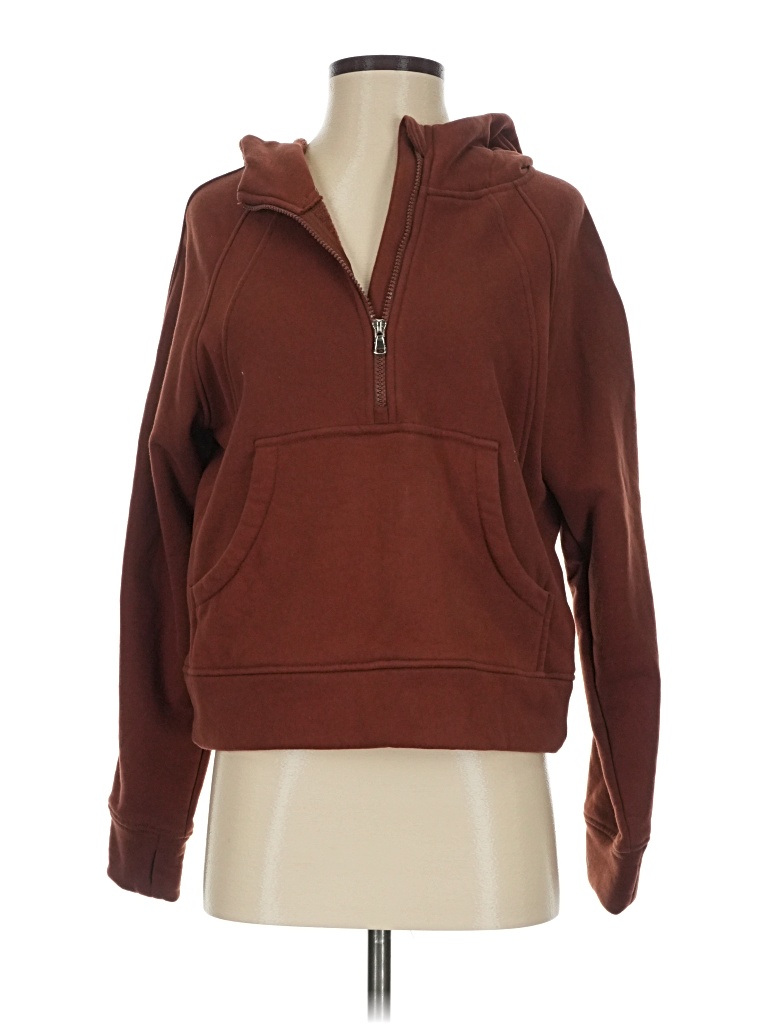 Pre-owned Anrabess Zip Up Hoodie In Brown