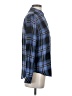Rails 100% Rayon Plaid Blue Long Sleeve Blouse Size S - photo 4