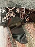 Unbranded Paisley Gray Black Casual Pants Size S (estimated) - photo 3