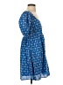 Rhode Argyle Blue Casual Dress Size XXS - photo 4