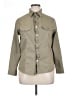 Unbranded Solid Green Long Sleeve Button-Down Shirt Size XL - photo 1
