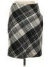 Esprit Plaid Gray Casual Skirt Size 2 - photo 1