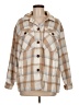Workshop Republic Clothing 100% Polyester Plaid Tan Jacket Size M - photo 1