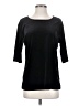 Dialogue Black 3/4 Sleeve Top Size S - photo 1