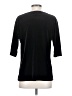 Dialogue Black 3/4 Sleeve Top Size S - photo 2