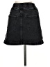 Forever 21 Solid Black Denim Skirt Size S - photo 2