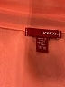 Bongo 100% Polyester Color Block Orange Long Sleeve Blouse Size 1X - photo 7