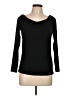 Sarin Mathews Black 3/4 Sleeve Top Size L - photo 1