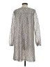 Susana Monaco 100% Polyester Silver Casual Dress Size S - photo 2