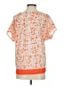 DKNY 100% Polyester Orange Short Sleeve Blouse Size S - photo 2