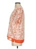 DKNY 100% Polyester Orange Short Sleeve Blouse Size S - photo 5