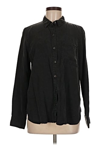 CALVIN KLEIN JEANS Long Sleeve Button-Down Shirt (view 1)