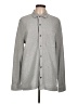 DKNY Solid Gray Jacket Size L - photo 1