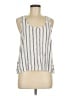 Drew Silver Sleeveless Blouse Size M - photo 1
