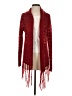 B Sharp 100% Acrylic Red Cardigan Size S - photo 1