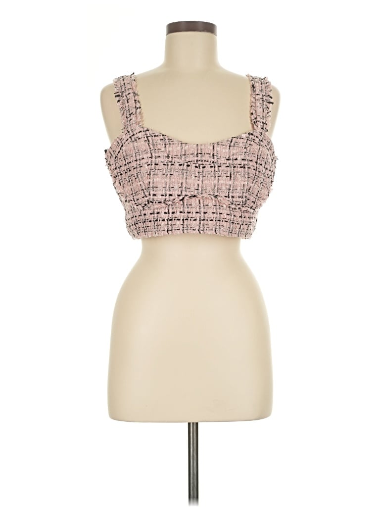 Wild Fable Sleeveless Top Pink Square Neckline Tops