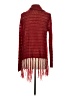 B Sharp 100% Acrylic Red Cardigan Size S - photo 2