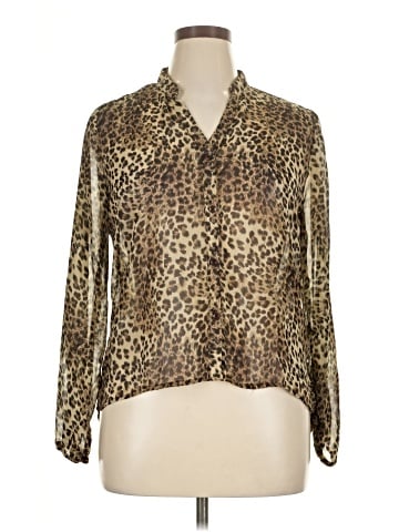 Dots Long Sleeve Blouse (view 1)