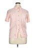 Assorted Brands Color Block Pink Short Sleeve Blouse Size XL (estimated) - photo 1
