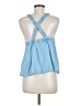 MNG 100% Lyocell Blue Tank Top Size M - photo 2