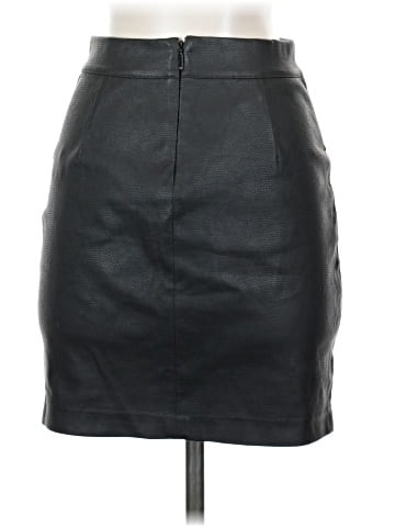Armani Exchange Faux Leather Skirt (view 2)