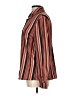 Unbranded 100% Polyester Stripes Brown Orange Long Sleeve Blouse Size L - photo 5