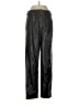 Veronica Beard 100% Polyurethane Metallic Black Casual Pants Size 6 - photo 1